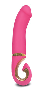 Gjay Neon Rose Waterproof Toy with 6 Vibration Modes Pink Vibrators